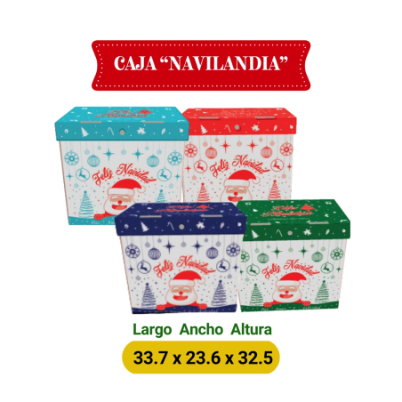 CAJA NAVIDEÑA "NAVILANDIA"