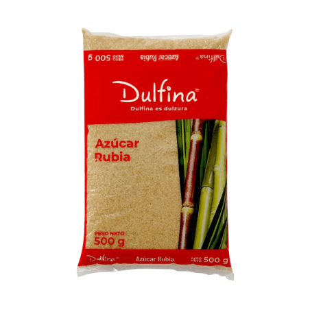 AZÚCAR DULFINA RUBIA 500 GR