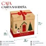 CAJA "CASITA NAVIDEÑA"