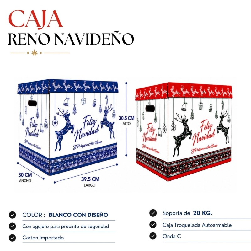 CAJA "RENO NAVIDEÑO"