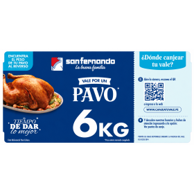 Vale de Pavo San Fernando 6 kg.