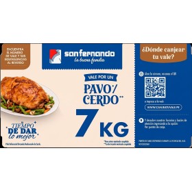 Vale de Pavo o Cerdo San Fernando 7 kg.