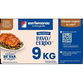 Vale de Pavo o Cerdo San Fernando 9 kg.