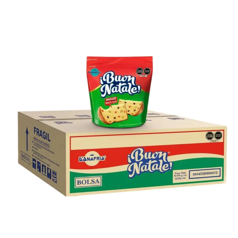 PANETON BOUN NATALE 800 GR. - CAJA x 6 UNIDADES
