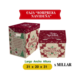CAJA "SORPRESA NAVIDEÑA " X MILLAR